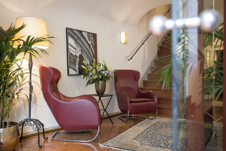 Lobby sitting area