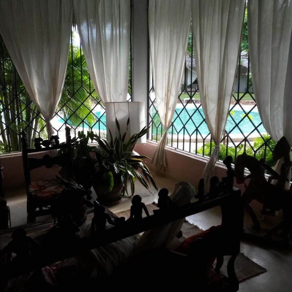 Classic Villa, 4 Bedrooms, Sea View | Living area | Flat-screen TV