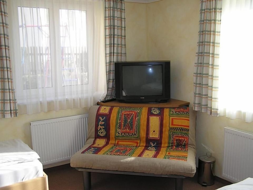 Desk, iron/ironing board (on request), cribs (surcharge)