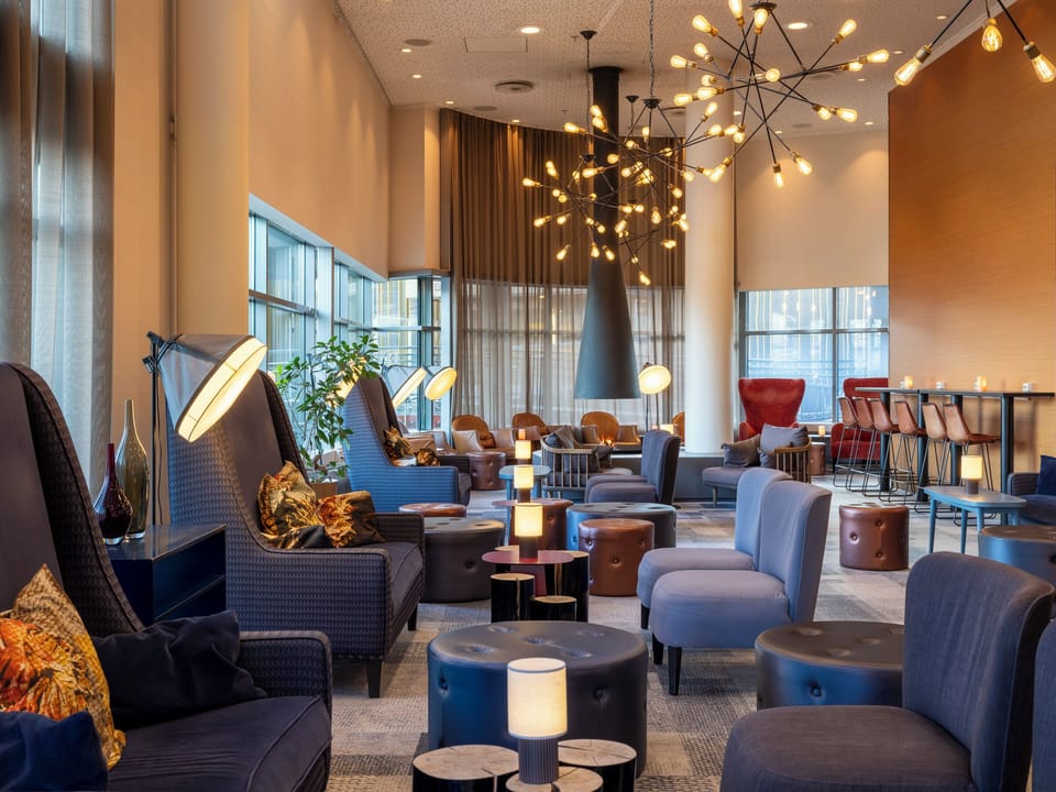 Lobby sitting area