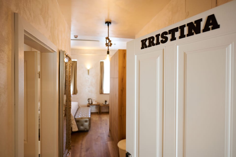 Deluxe Double Room, 1 King Bed (Hiša Ančka Boutique Hotel) | Minibar, in-room safe, desk, laptop workspace