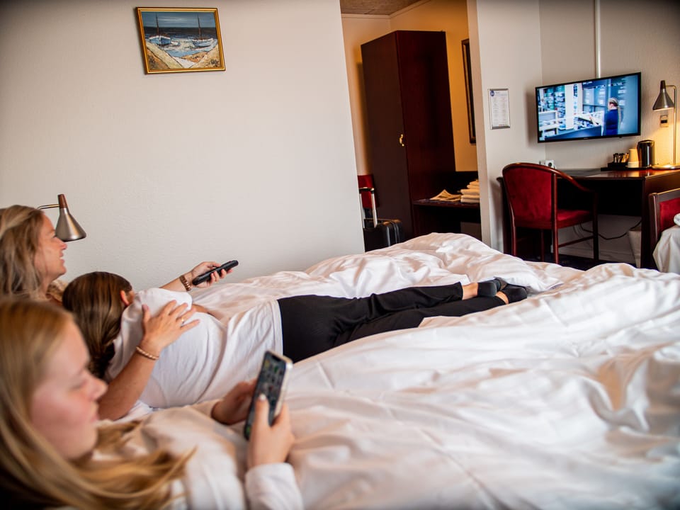 Family Quadruple Room, Terrace | Television