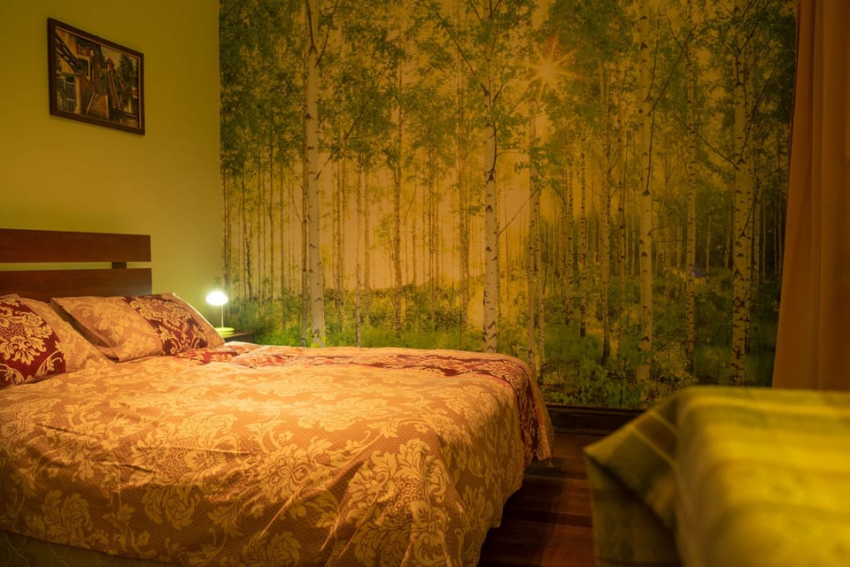 Economy Room, 1 Queen Bed, Shared Bathroom | Desk, iron/ironing board, free WiFi, bed sheets