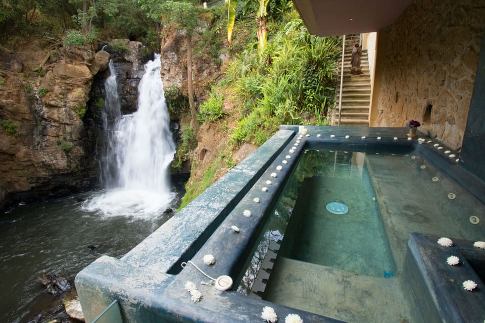 Hot tub, steam room, hot springs, mud baths, Ayurvedic treatments
