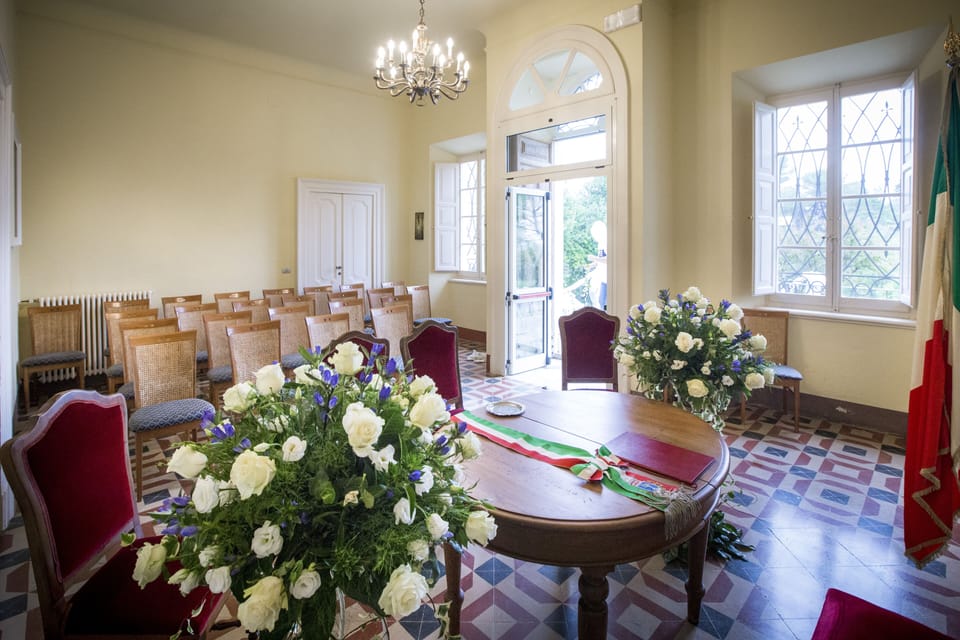 Indoor wedding