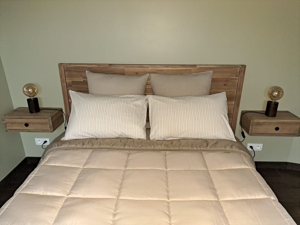 Double Room (Côté Clos) | Individually decorated, individually furnished, free WiFi, bed sheets
