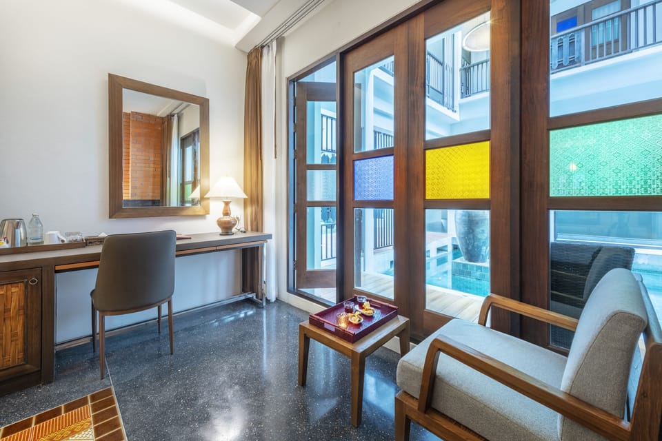 Superior Pool Access (King Bed)  | Egyptian cotton sheets, premium bedding, minibar, in-room safe
