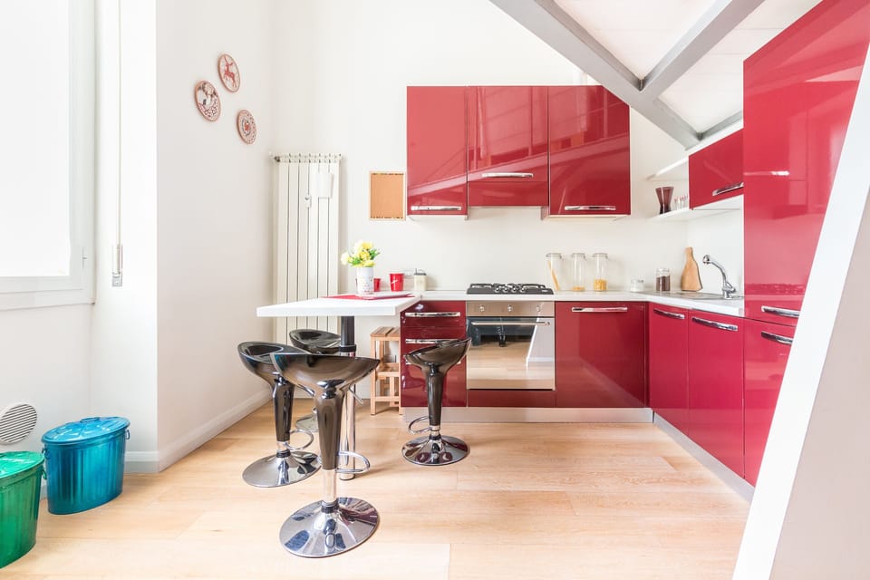 Duplex, 2 Bedrooms (Porta Romana M3) | Private kitchen | Full-size fridge, oven, stovetop, coffee/tea maker