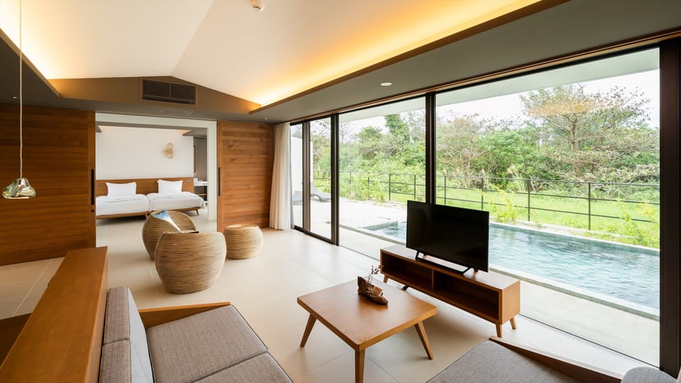 Premier Suite Villa, Non Smoking | Living area | Flat-screen TV