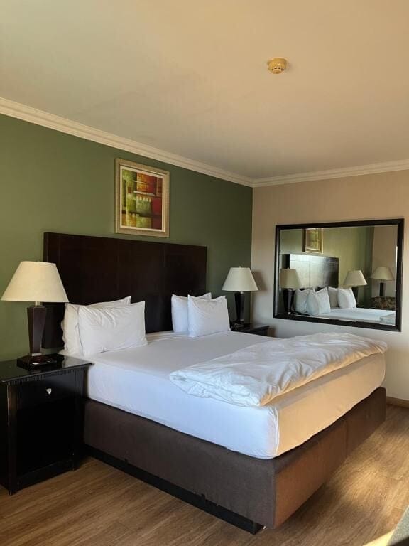 Premium bedding, pillowtop beds, in-room safe, desk
