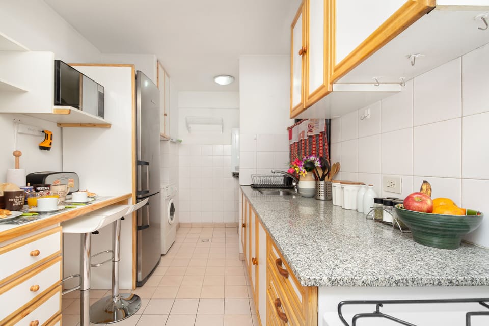 Apartment, 2 Bedrooms | Private kitchen | Full-size fridge, microwave, oven, stovetop