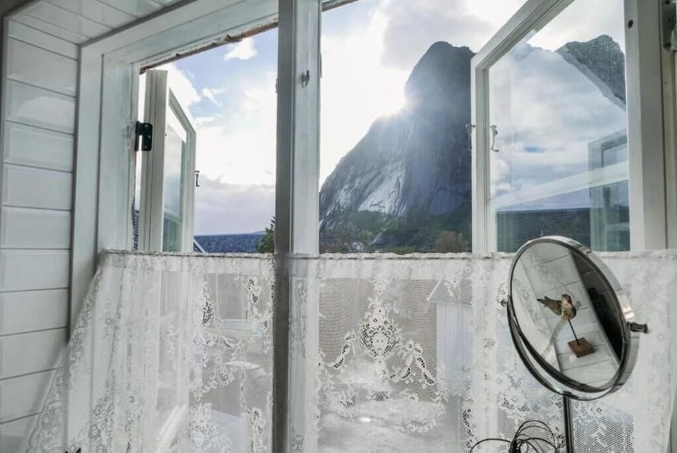 Shower, rainfall showerhead, hair dryer, slippers