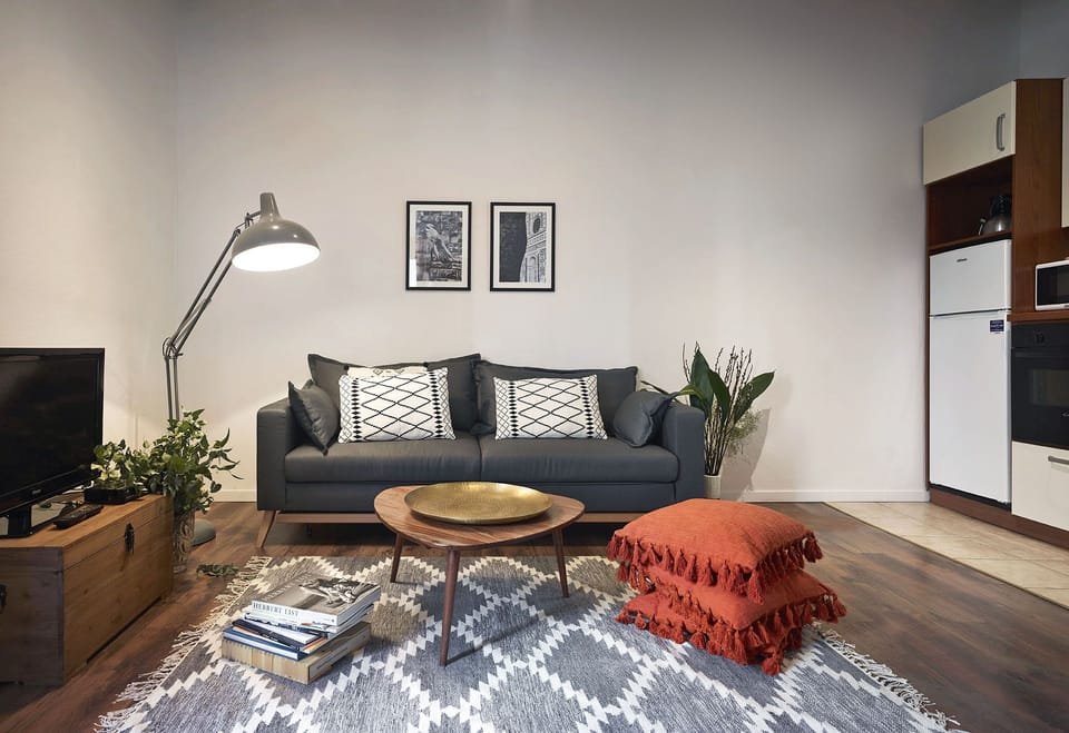 Apartment, 1 Bedroom | Living area | TV