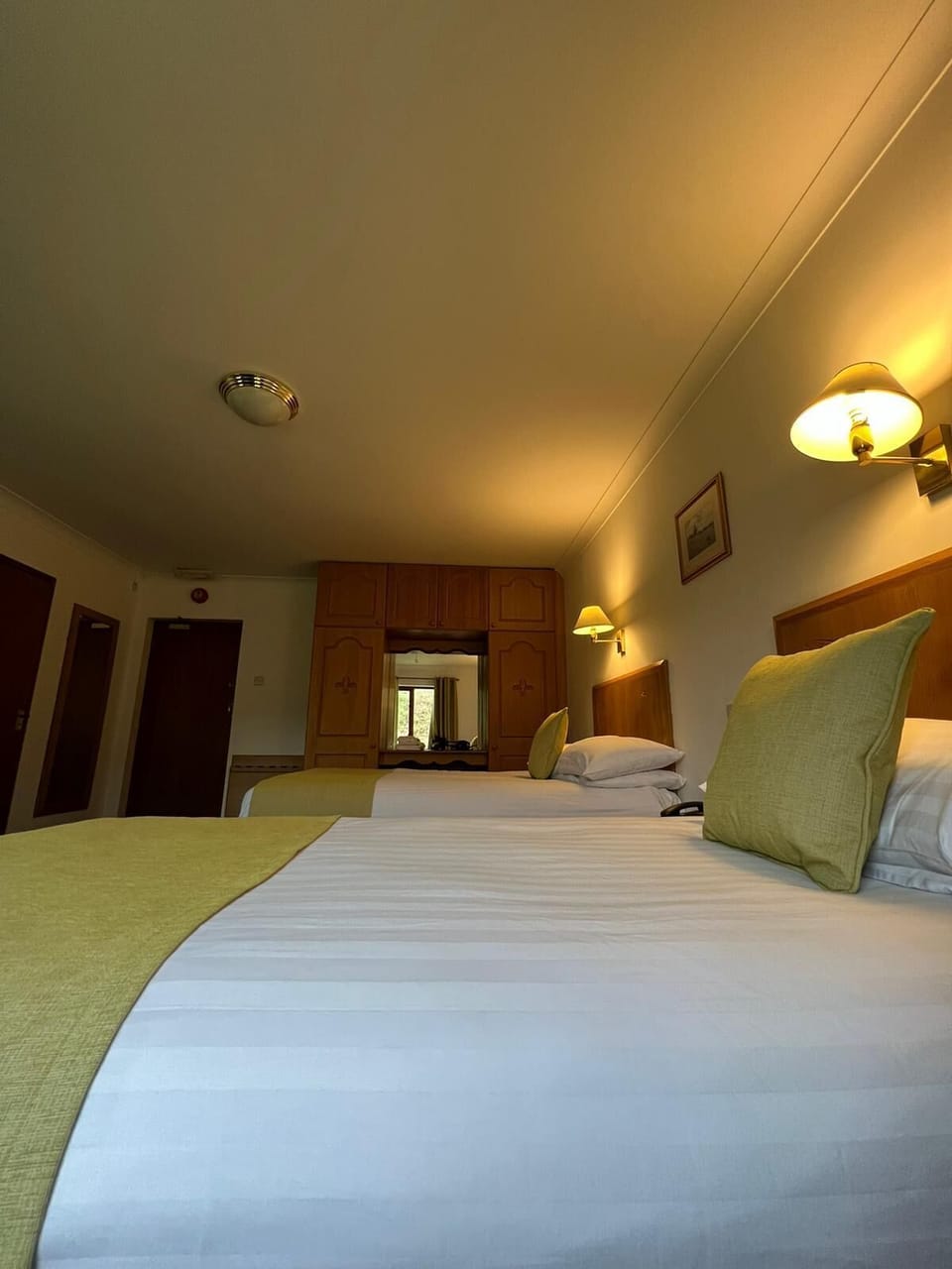 Desk, iron/ironing board, free WiFi, bed sheets