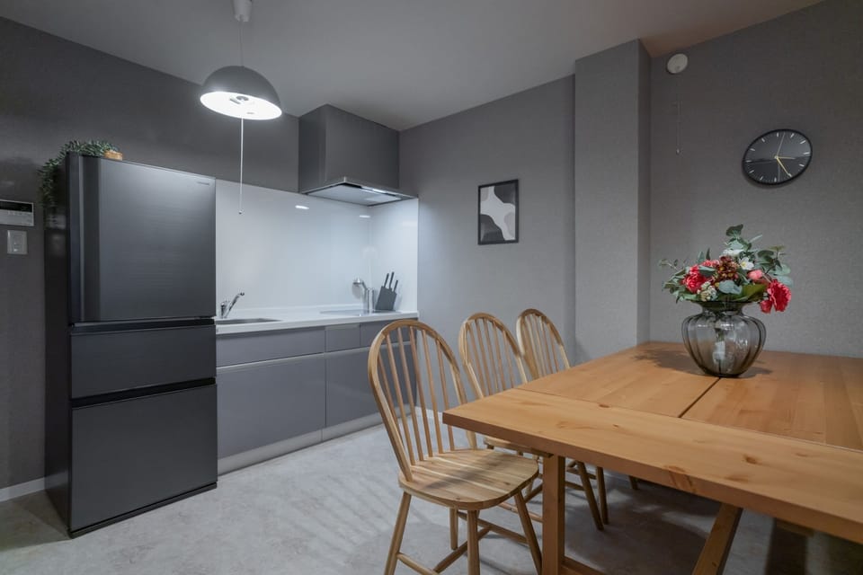 YUYU House - Kohama Mei house | Private kitchen | Fridge, microwave, stovetop, cookware/dishes/utensils