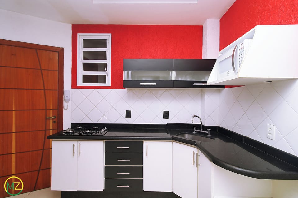 Design Apartment, Multiple Beds, Non Smoking | Private kitchen | Full-size fridge, microwave, oven, coffee/tea maker