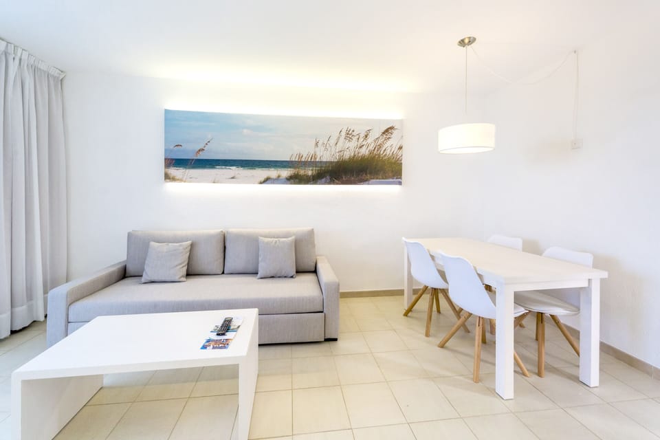 Apartment, 1 Bedroom | Living area | TV
