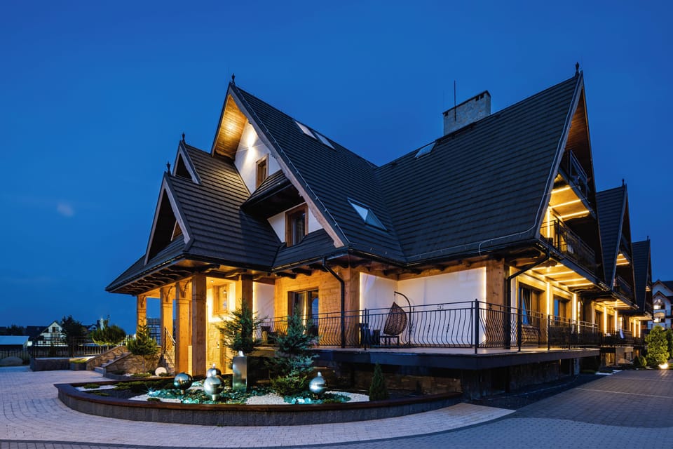 Front of property - evening/night