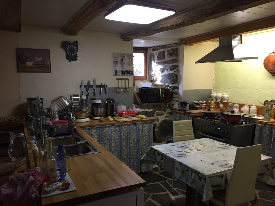 Exclusive Double Room, Private Bathroom, Ground Floor (Chambre Automne ) | Private kitchen | Eco-friendly cleaning products, reusable coffee/tea filters