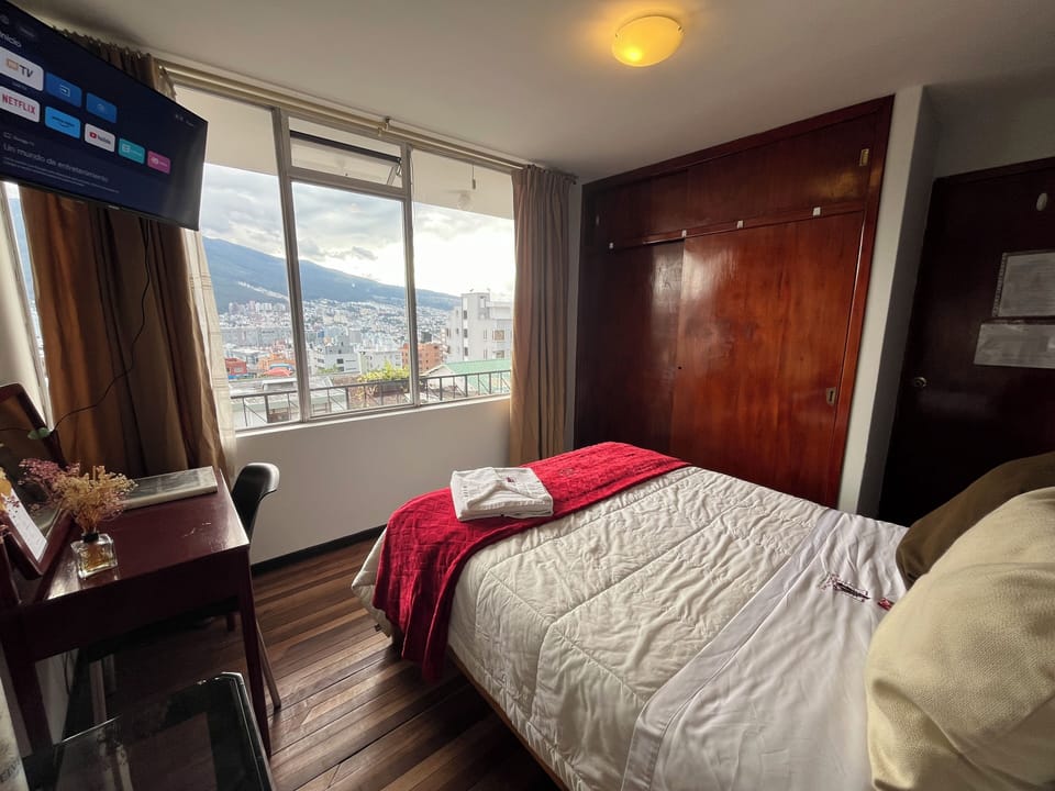 Panoramic Double Room, Non Smoking, City View | 1 bedroom, iron/ironing board (on request), WiFi (free), bed sheets