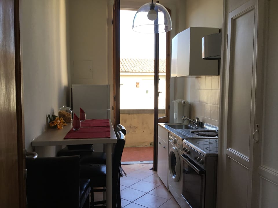 Standard Apartment, 2 Bedrooms | Private kitchen | Fridge, microwave, stovetop, dishwasher