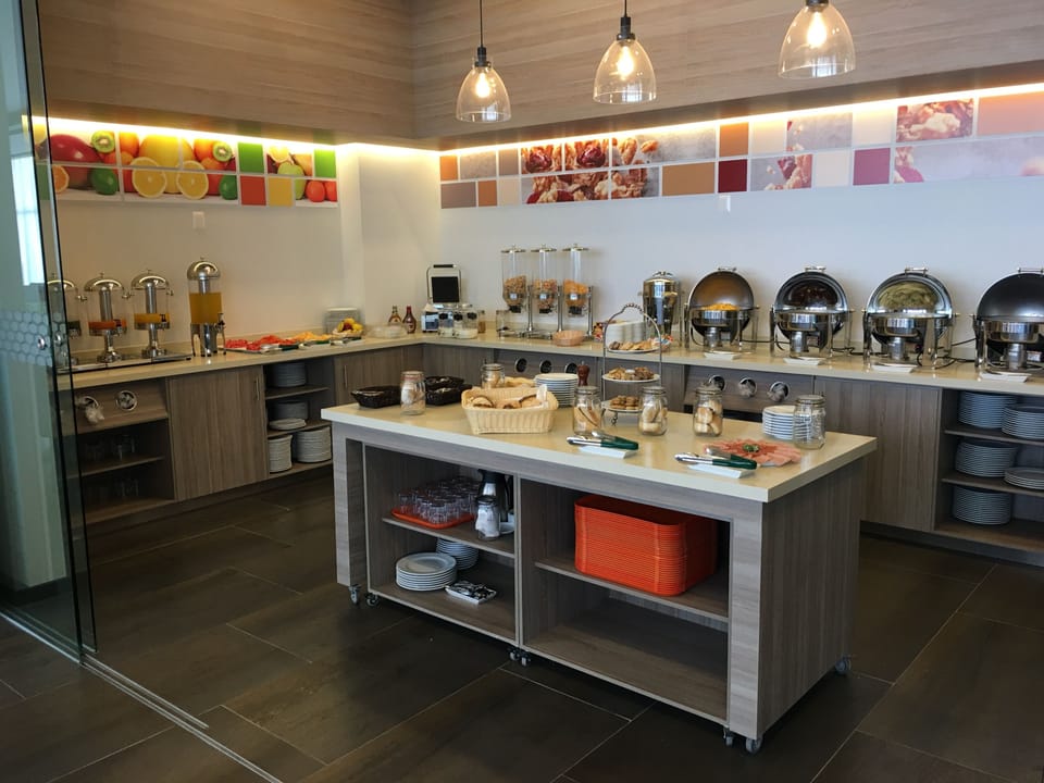 Free daily self-serve breakfast