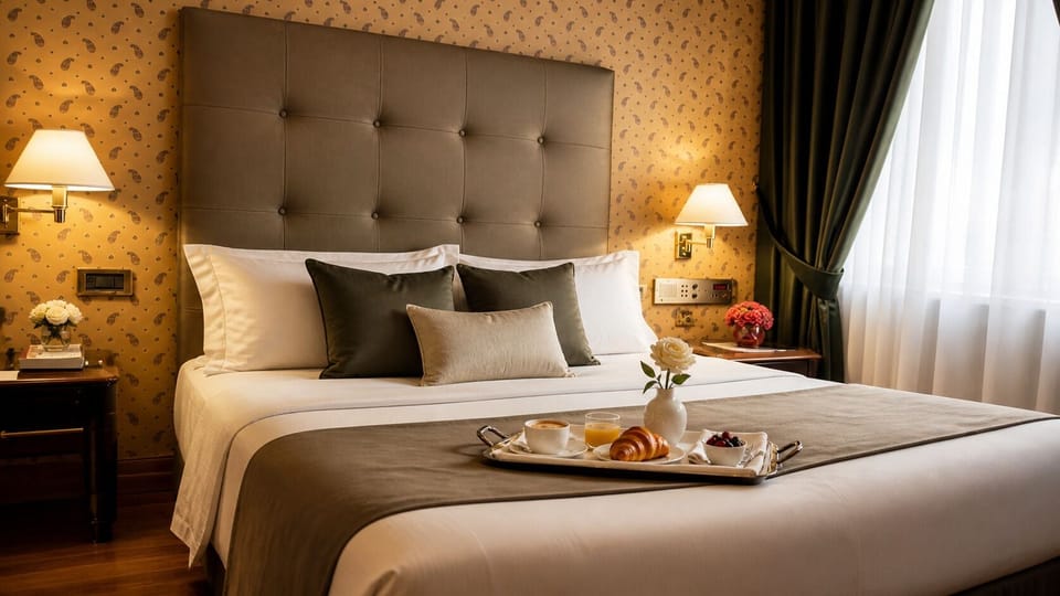 Junior Suite, 1 Double Bed | Minibar, in-room safe, desk, laptop workspace