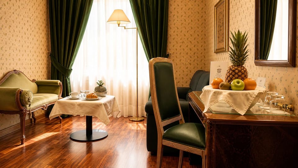 Junior Suite, 1 Double Bed | Living area | Smart TV, first-run movies