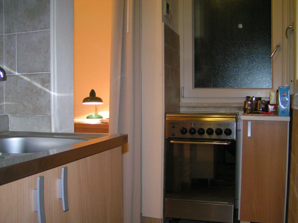 Studio | Private kitchen | Full-size fridge, electric kettle, cookware/dishes/utensils