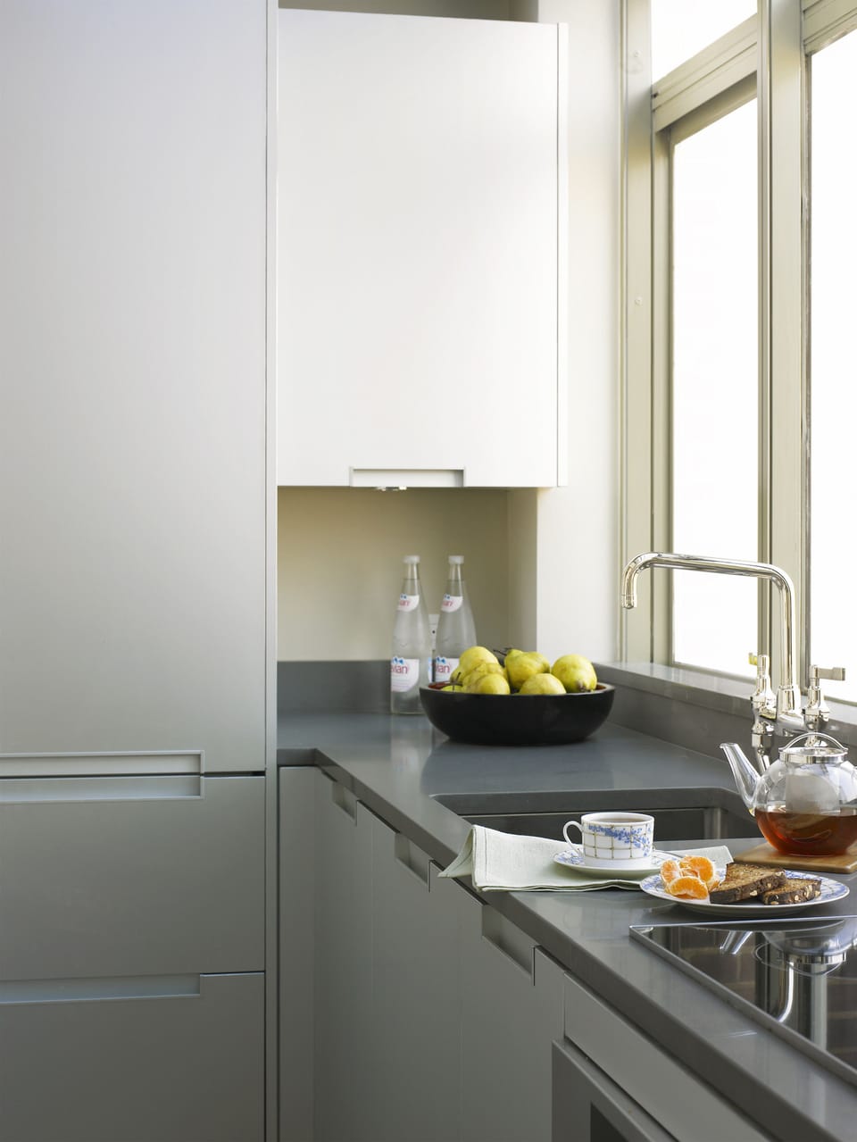 Fridge, microwave, coffee/tea maker