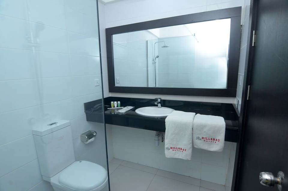 Suite, 1 King Bed, Non Smoking | Bathroom | Shower, free toiletries, hair dryer, towels