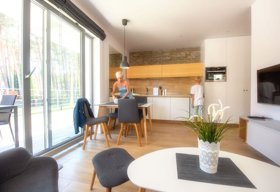 Comfort Apartment, 1 Bedroom | Living area | Flat-screen TV