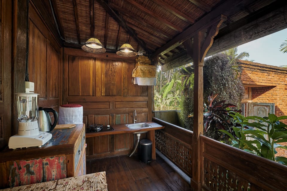 Villa, 1 Bedroom, Private Pool | Private kitchenette | Fridge, microwave, stovetop, electric kettle