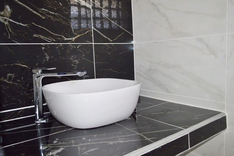 Studio, 1 Double Bed with Sofa bed, Sea View, Ground Floor | Bathroom sink