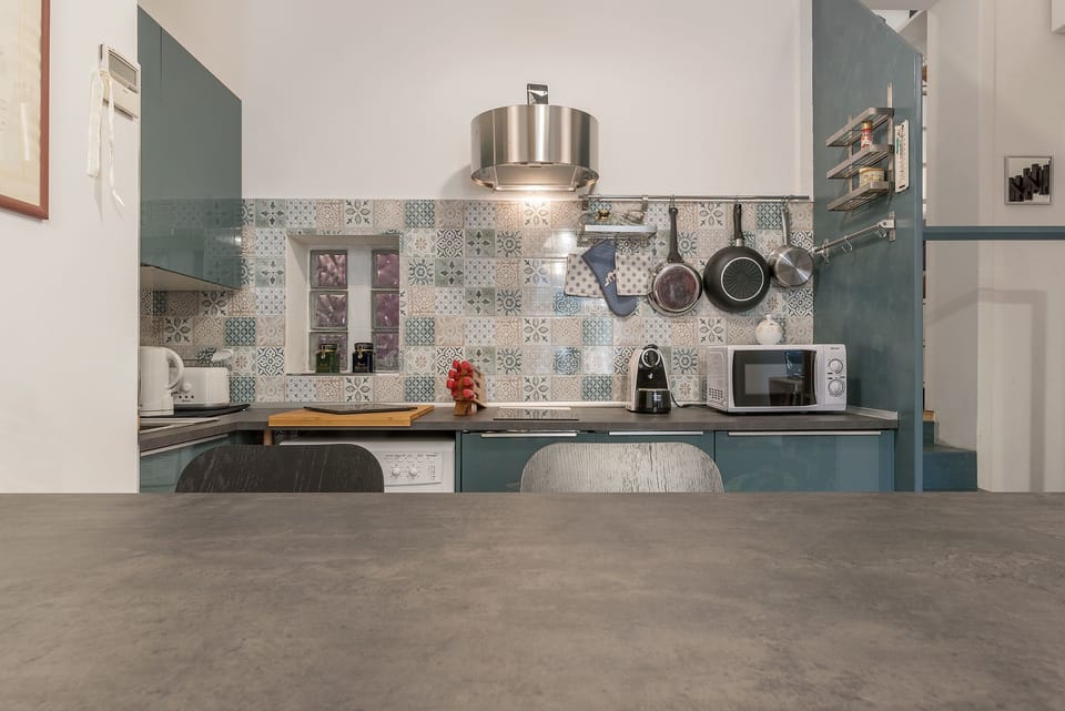 Apartment, 1 Bedroom | Private kitchen | Full-size fridge, microwave, stovetop, dishwasher