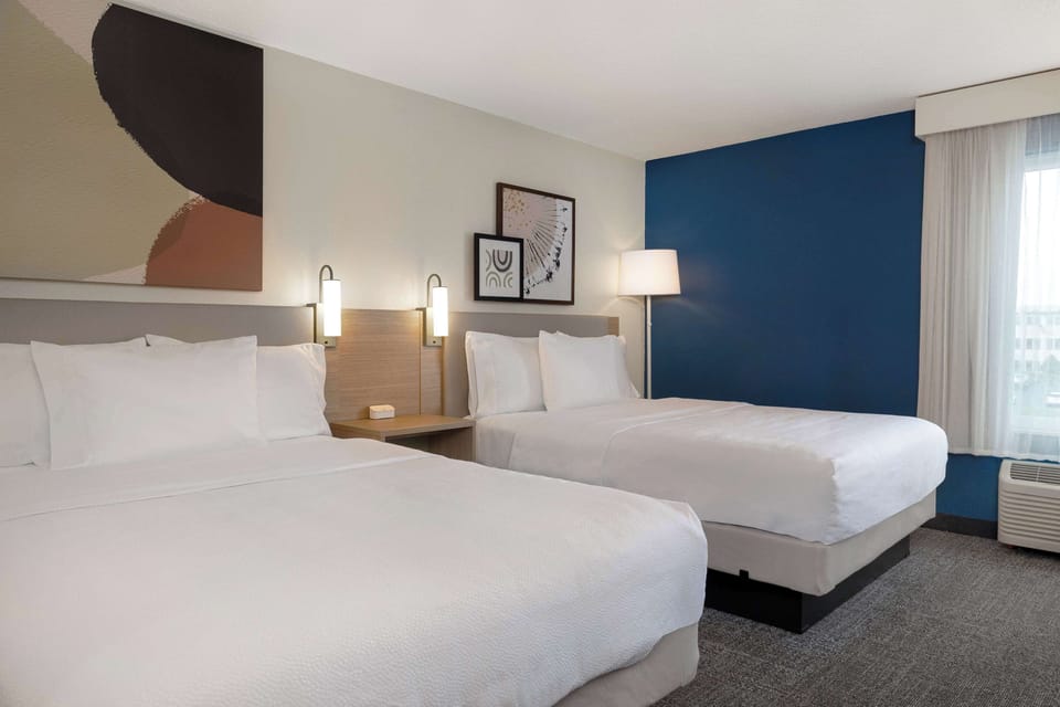 Room, 2 Queen Beds | Premium bedding, desk, iron/ironing board, free WiFi