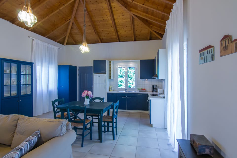 Family Villa, Beach View | Private kitchen | Full-size fridge, oven, stovetop, electric kettle