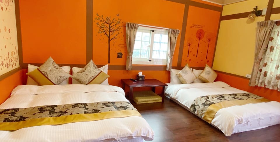 Gallery Quadruple Room, 2 Double Beds, Non Smoking | Down comforters, free WiFi, bed sheets