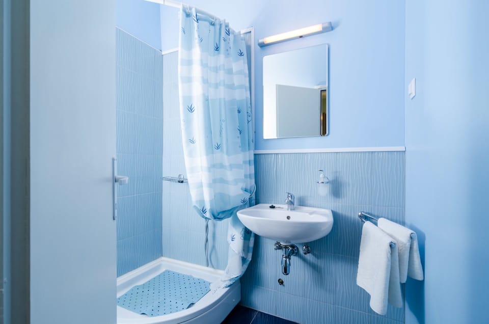 Standard Apartment, 1 Bedroom, Terrace | Bathroom | Deep soaking tub, free toiletries, hair dryer, towels