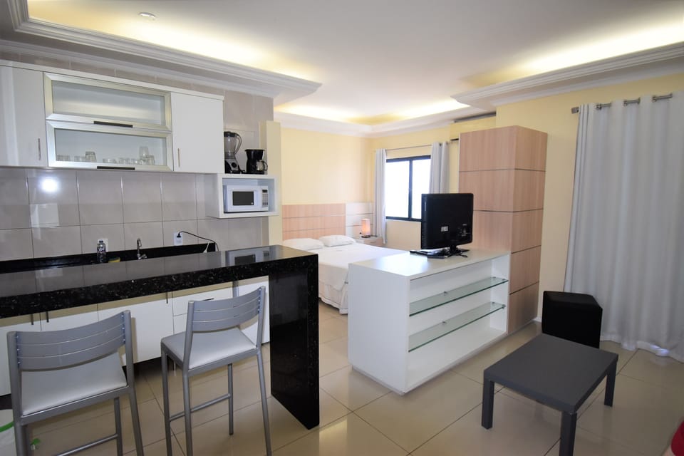 Comfort Studio, 1 Queen Bed, Non Smoking, Beach View | Private kitchenette | Fridge, microwave, oven, stovetop