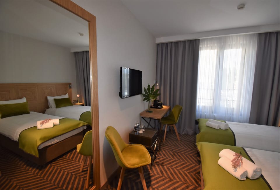 Basic Double or Twin Room | Living area | LCD TV