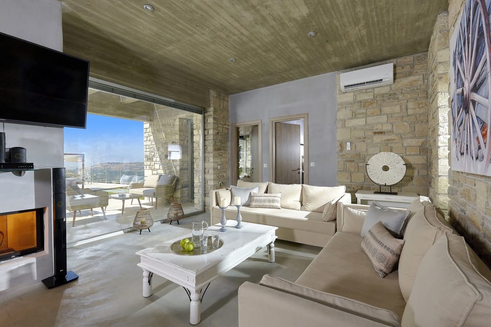 Luxury Villa, 2 Bedrooms | Living area | LED TV