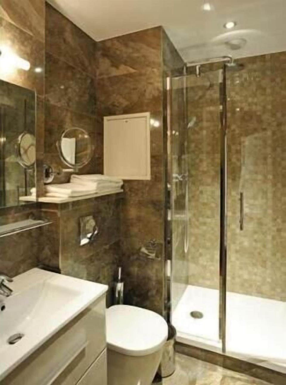 Free toiletries, hair dryer, towels