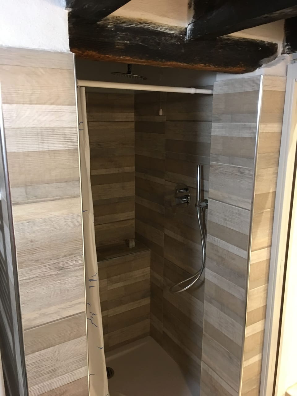 Comfort Double Room, Patio, Ground Floor | Bathroom shower