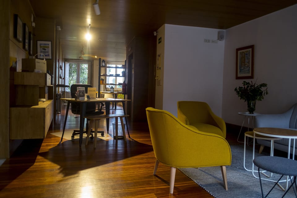 Lobby sitting area