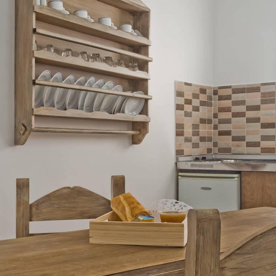 Family Apartment, 1 Bedroom | Private kitchenette | Fridge, stovetop, coffee/tea maker, electric kettle