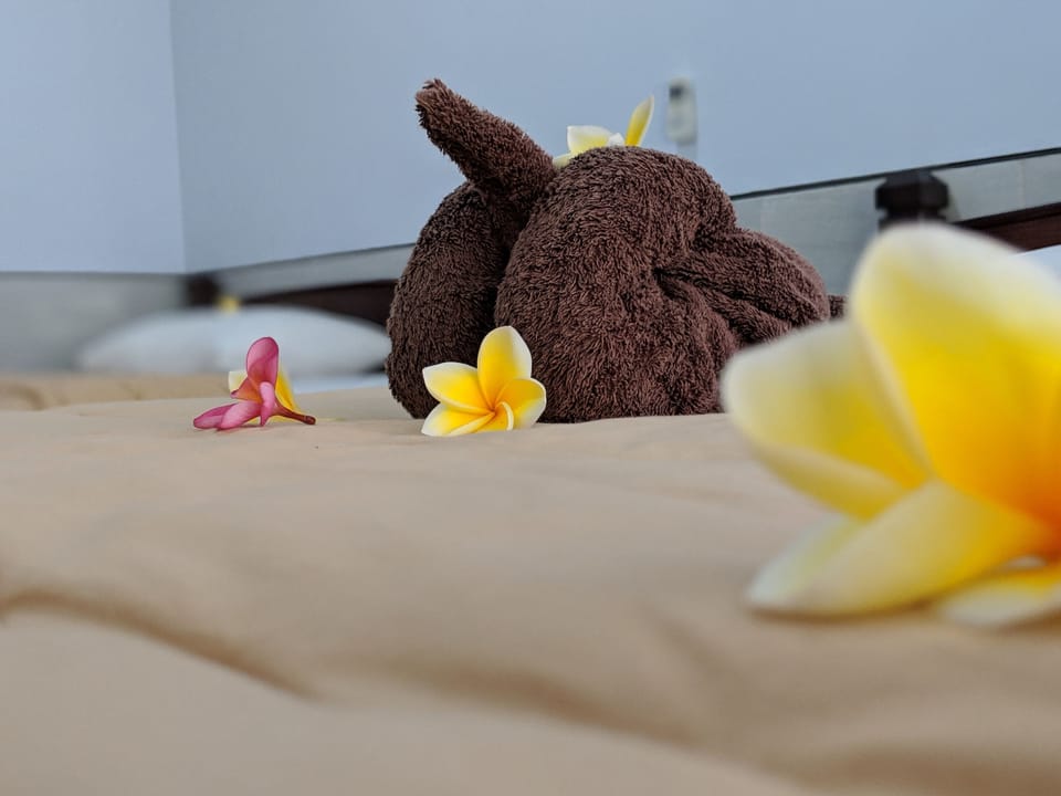 Deluxe Twin Room, Balcony, Pool View | In-room safe, desk, free WiFi, bed sheets