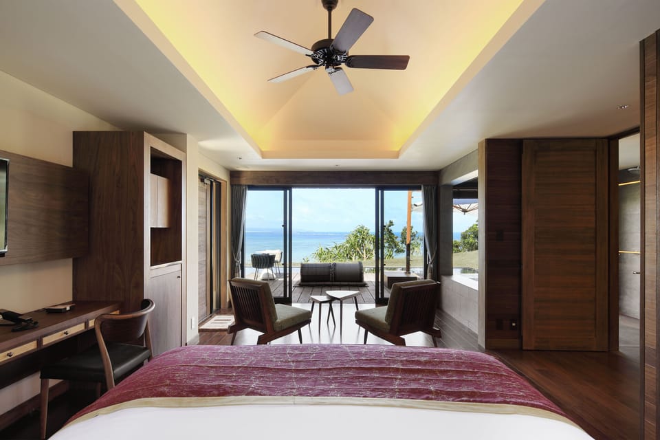 Villa Suite w/Pool (Double Room) | Minibar (free items), in-room safe, desk, laptop workspace