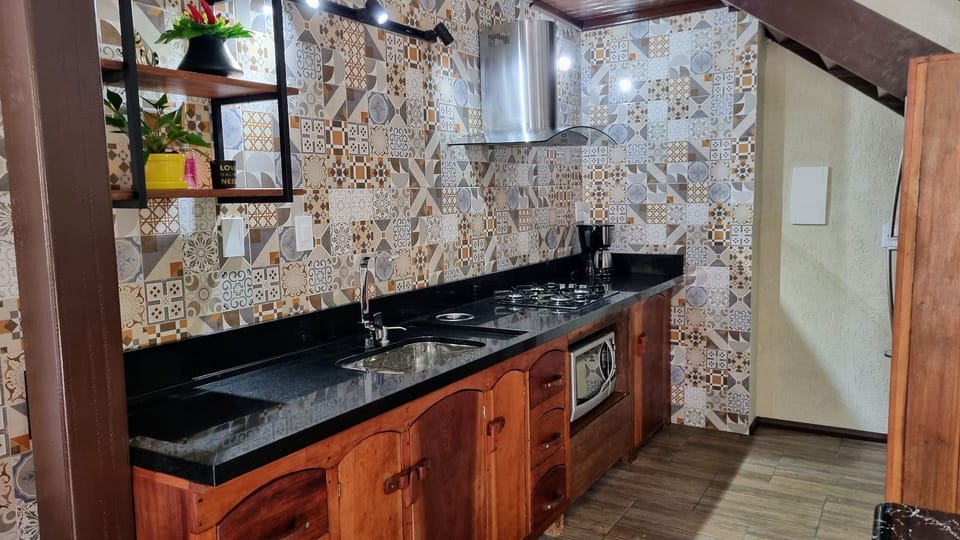 Family House, Kitchenette, Garden View | Private kitchen | Fridge, microwave, blender, cookware/dishes/utensils