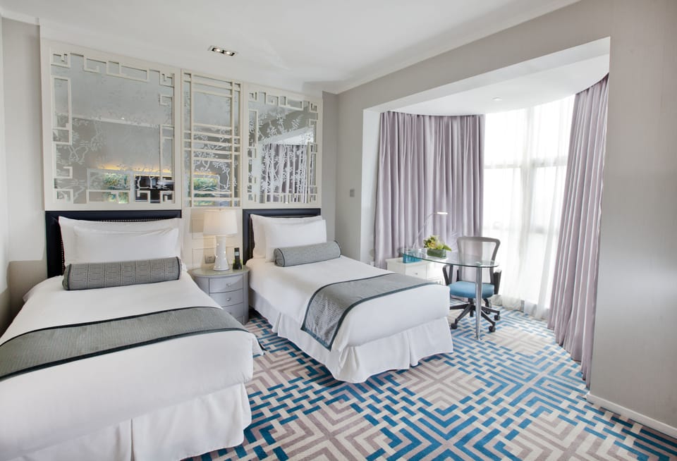 Deluxe City View Twin Room | View from room